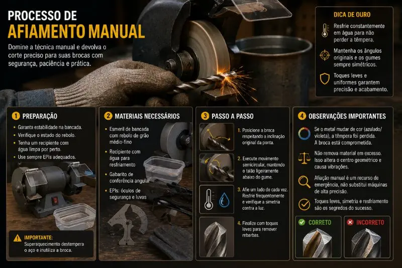 Processo de Afiamento Manual